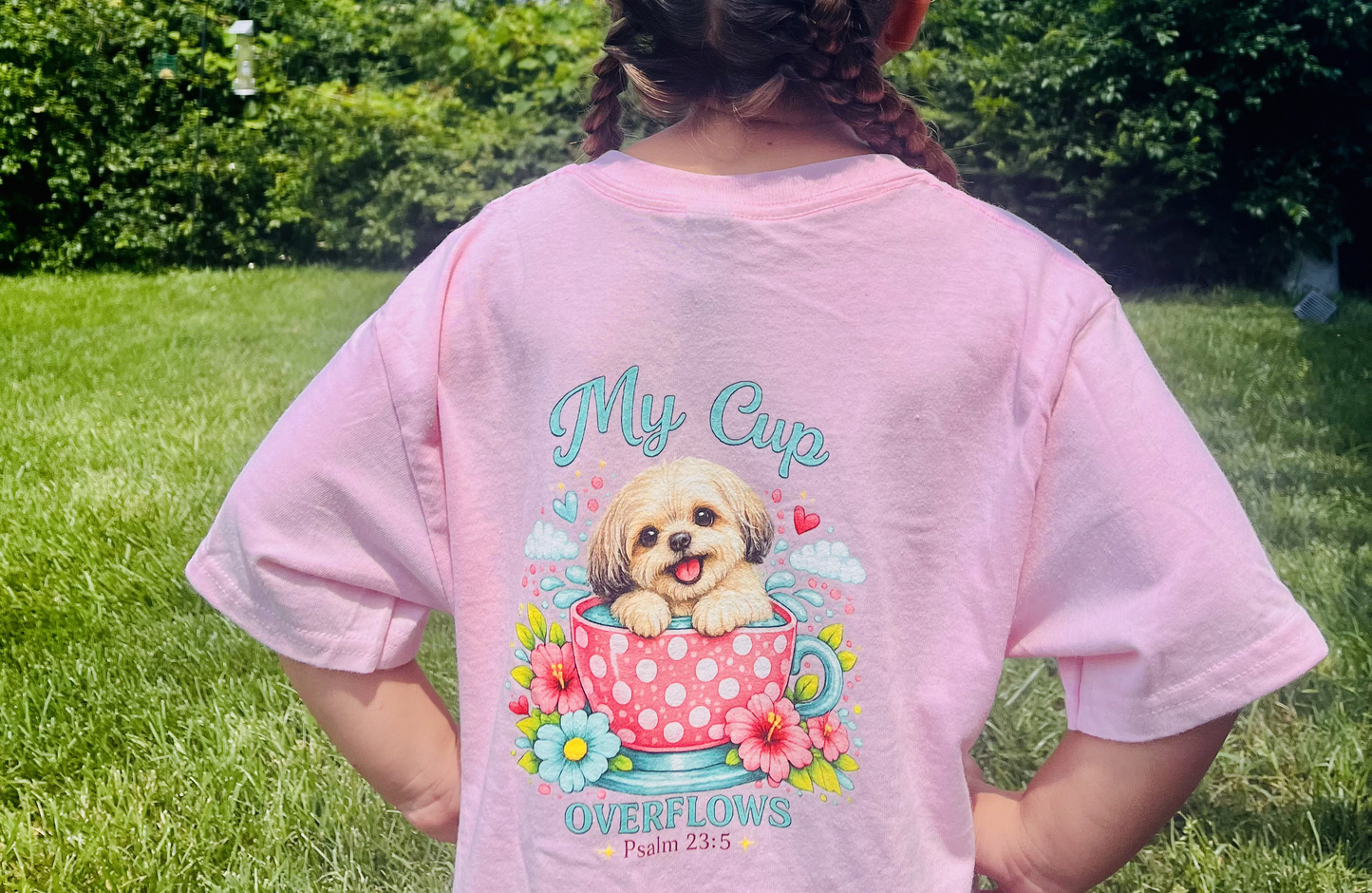 My Cup Overflows - Shih Tzu - Unisex Youth classic tee