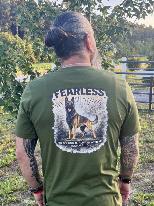 Fearless - Belgian Malinois - Unisex t-shirt
