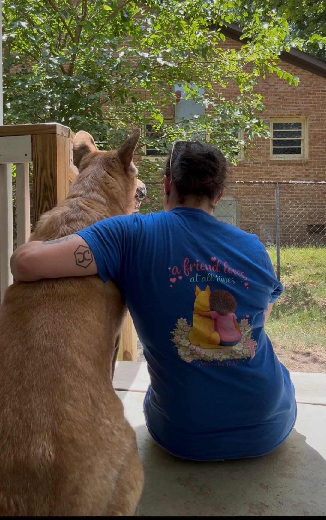 A Friend Loves at all Times - Shepherd - Unisex t-shirt